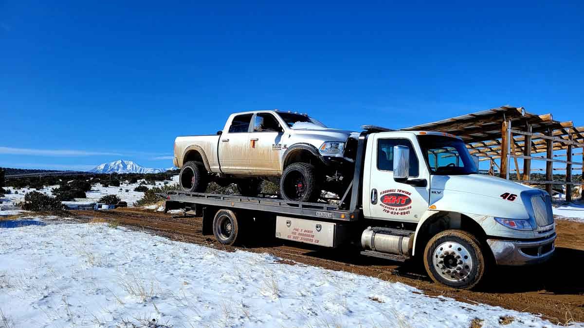 Towing near Broadmoor